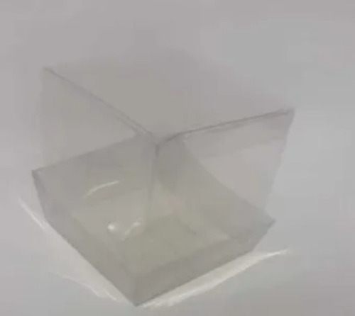 Cajas Cubo Pvc  Cristal 7x7 + Bases En Cartulina 110 Unid.