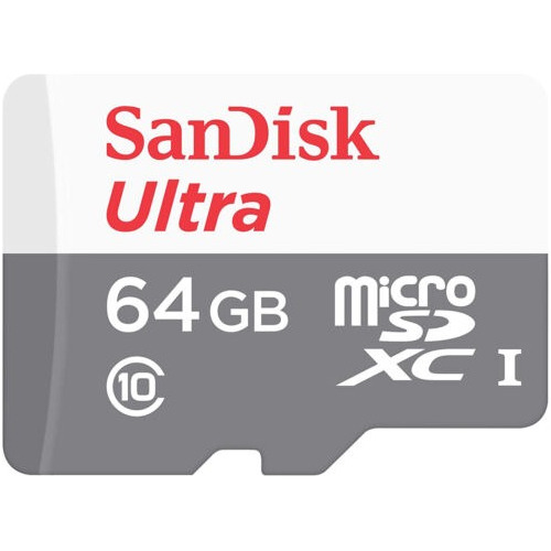 Tarjeta De Memoria Sandisk Ultra Con Adaptador Sd 64gb