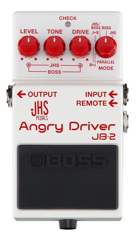 Pedal de efeito Boss JHS Pedals Angry Drive JB-2  branco