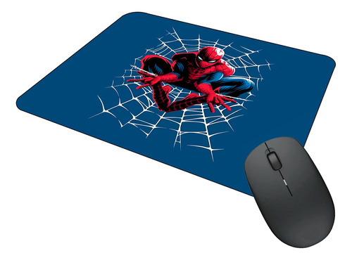 Mousepad Alfombrilla Rectangular Nuevo Spiderman Hombre Arañ