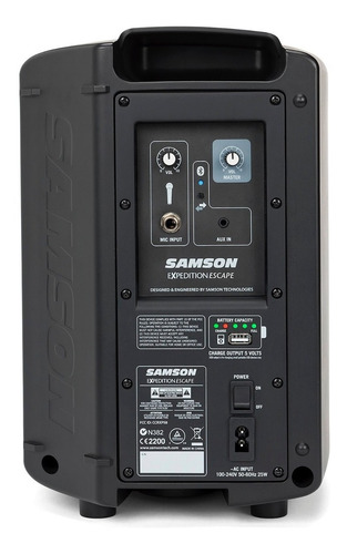 Imagen 2 de 2 de Samson Expedition Escape Parlante Portatil Bluetooth Mp3 Mic