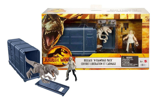 Jurassic World Mattel  Dominion Release ‘N Rampage Pack Atrociraptor 