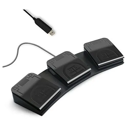 Pedal Usb Pcsensor Para Pc, Interruptor De Triple Pie Progra