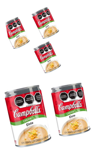 Sopa Crema Campbell's De Elote 310g 5pzas