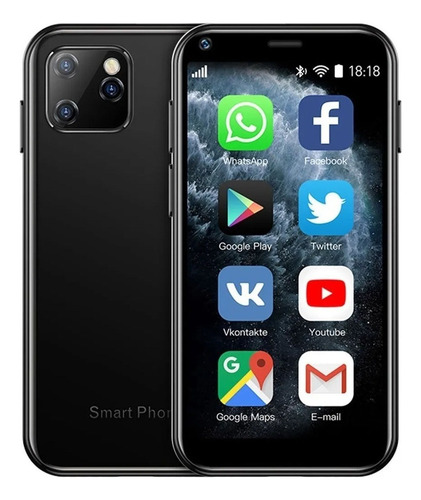 Teléfono Inteligente Android Barato Xs11 2.5 Pulgadas Negro