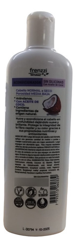 Acondicionador Low Poo Normal A Seco Arándanos Frenzzi