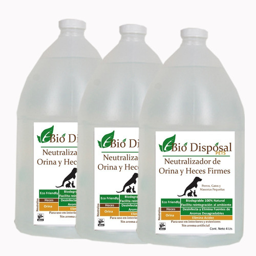 Eliminador Olor Desecho Perro/gato Sanitizante 12 Lt