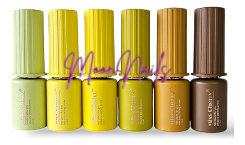 72 Geles 18ml Miss Cherry Gel Semipermanente + Base Y Top Colección (72 Geles)