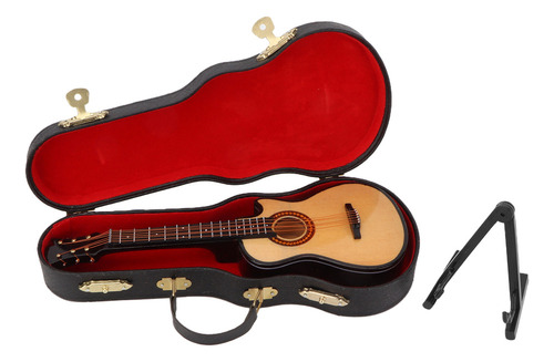 . Miniguitarra De Madera, Modelo De Guitarra En Miniatura