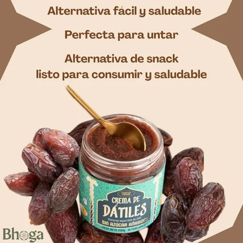 Crema De Datiles Sin Azucar