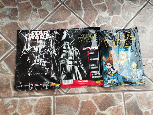 Star Wats Cómics, Litografía, Poster Y Figura 3 Packs