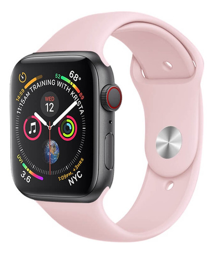 Correa Compatible Con Apple Watch 38mm/40mm Rosado Claro