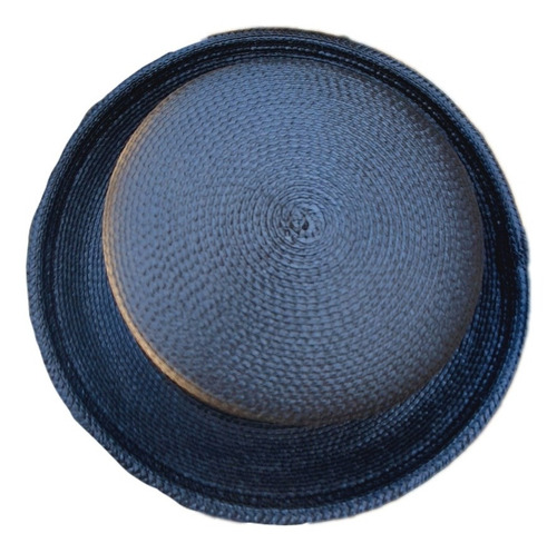 Imagen 2 de 2 de Sombrero Mujer Rafia Tipo Booter Negro, Importados Usa.