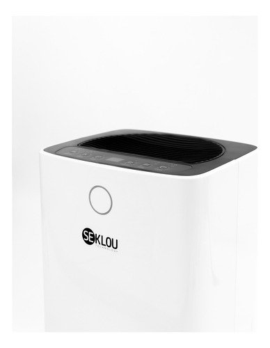Potente Deshumidificador Seklou Compresor Extrae Humedad 35m Color Blanco
