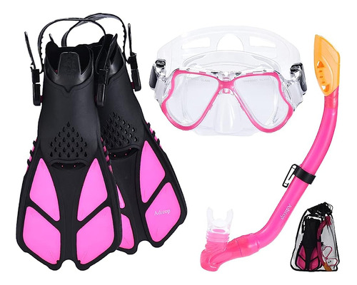 ~ Más Baja? Adicop Kids Mask Fin Snorkel Set Para Niños Y Ni