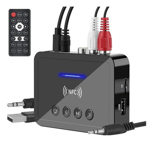 Transmisor Y Receptor Bluetooth 5.0 Con Puerto Auxiliar Y