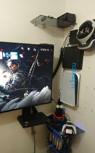 Imagen 5 de 10 de Base Soporte De Pared Para Ps5