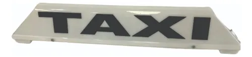 comprar Cartel De Taxi 70 Cm Blanco Personalizado Led Somos Fábrica