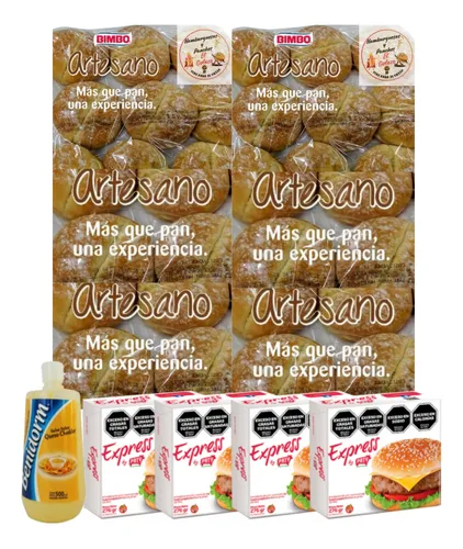 comprar Paty Express X 48 Unidades Con Pan Bimbo Art. 1\u002F2 Kg Cheddar