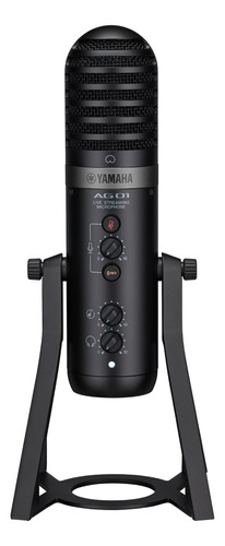 Microfono Yamaha Ag01b Para Streaming Negro