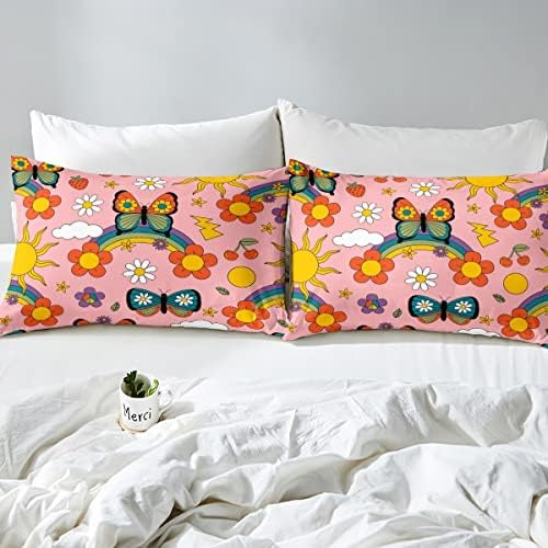 Juego De Sábanas Vintage Con Diseño De Flores, Diseño De Con