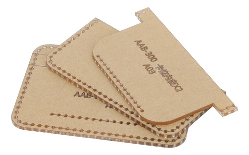 Modelo De Acrílico, 3 Peças, Bolsa De Cartões, Carteira Com