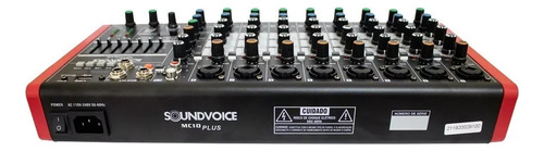 Mesa De Som Compacta Soundvoice Mc10 Plus Eux