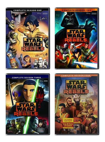 Star Wars Rebels Paquete Temporada 1 2 3 4 Dvd