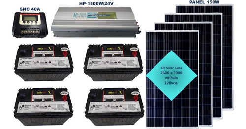 Imagen 1 de 6 de Kit Solar Casa, Envío Ocurre Gratis