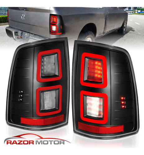 Par Mica Negro Led Dodge Ram 3500 Laramie 2010 6.7l