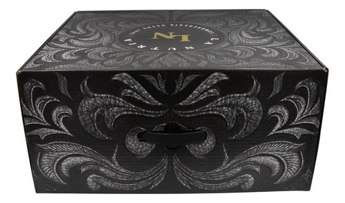Caja Para Sombreros La Nutria Delux Negro Único