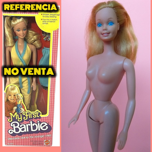 Barbie Vintage My First Barbie Lanzada En 1980,barbie Retro (Usado)
