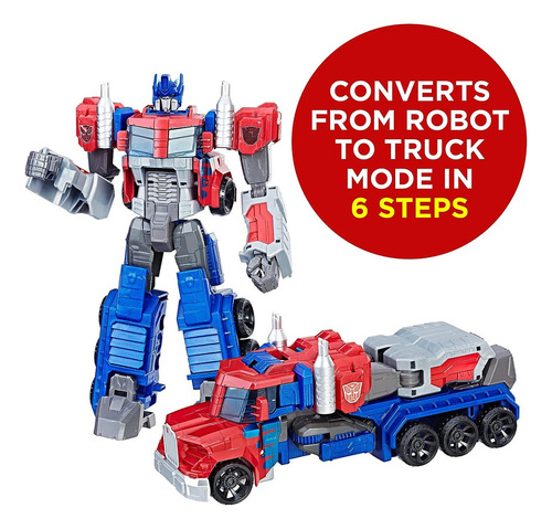 Boneco De Ação Heroic Optimus Prime Da Transformers Toys,