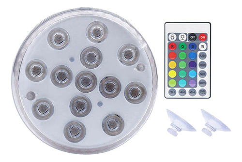 . Ip68 Impermeable Piscina Lámpara Led Funciona Con Batería