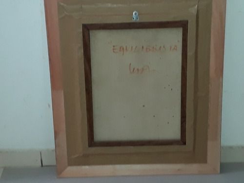 1895- Inos Corradin. Ost. 60x70cm Com Mold. Equilibrista (Usado)