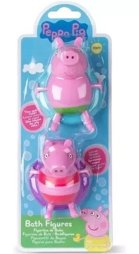 Peppa Pig Figuras Baño Peppa Pig Y Papá