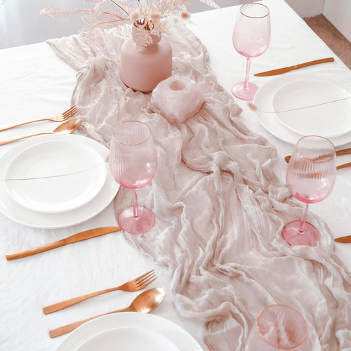 Mantel Polvoriento Para Bodas, Gasa, Estopilla