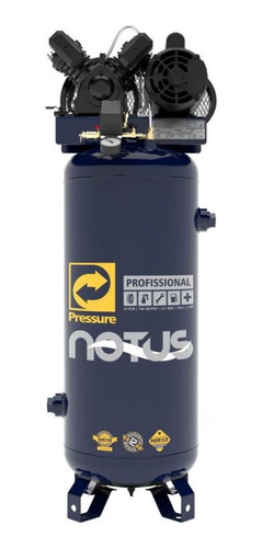 Compressor Vertical Notus 100l 140psi 02hp  - Pressure