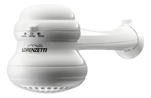Chuveiro Lorenzetti Maxi Banho Ultra Com Cano 220v 5500w Branco 5.5 Kw