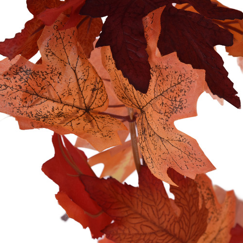 Guirnalda De Hojas De Arce De Otoño, Decoración Artificial D
