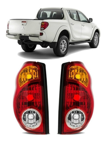 Imagem 1 de 4 de Par Lanterna Traseira L200 Triton 2013 2014 2015