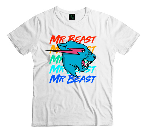 Polera Mr Beast Mrbeast Youtuber Youtube Niños Adultos Algod