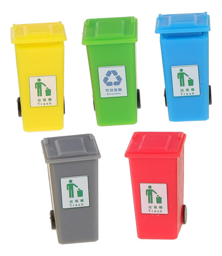 Mini Cubo De Basura, Bandeja De Arena En Miniatura, Educativ