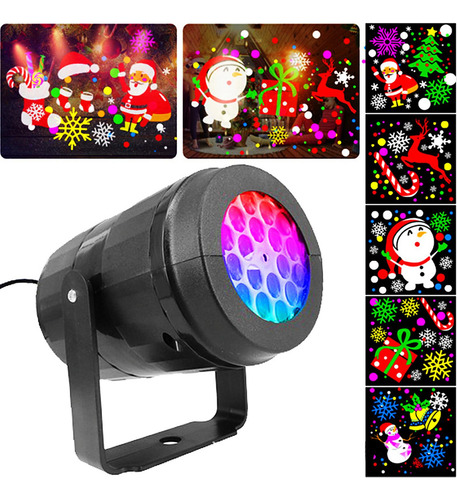 Luces De Proyector De Navidad Usb Al Aire Libre Para