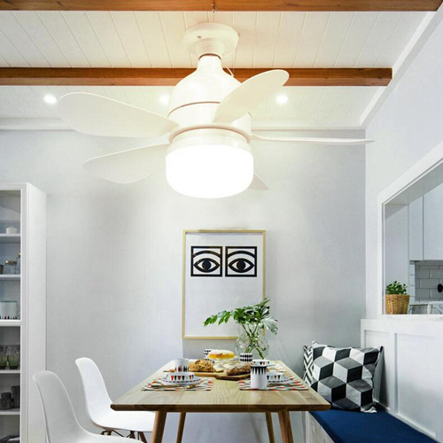 Ventilador De Teto Com Luz E27 Soquete Ventilador Luminária