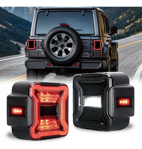 Hapso Conjunto Lampara Trasera Led Jeep Wrangler Jl Jul 2 4