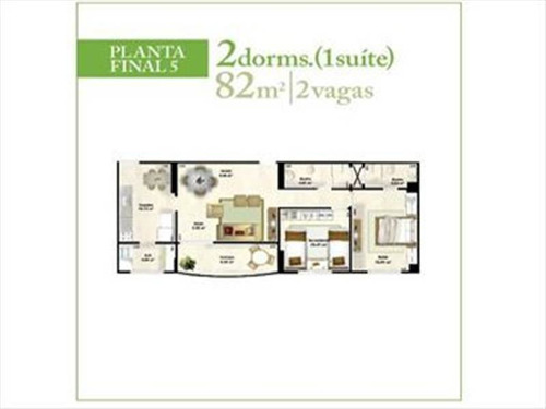 Imagem 7 de 17 de Apartamento, 3 Dorms Com 174.39 M² - Guilhermina - Praia Grande - Ref.: Gim602141 - Gim602141