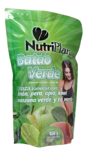 Batido Verde En Polvo, Linaza, Te Verde, - Kg a $53