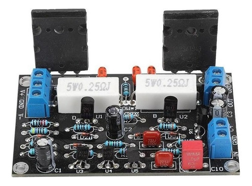 2sc5200 + 2sa1943 Módulo Subwoofer Digital Amplificador De
