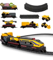 Comprar Juego De Trenes De Vias Electricas Cat Oficial Maquinas Pila